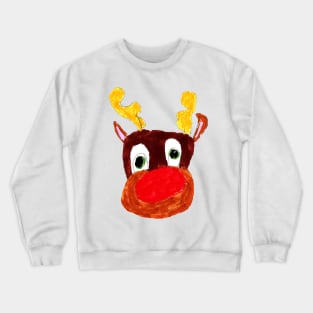 Rudolph Kid Drawing Crewneck Sweatshirt